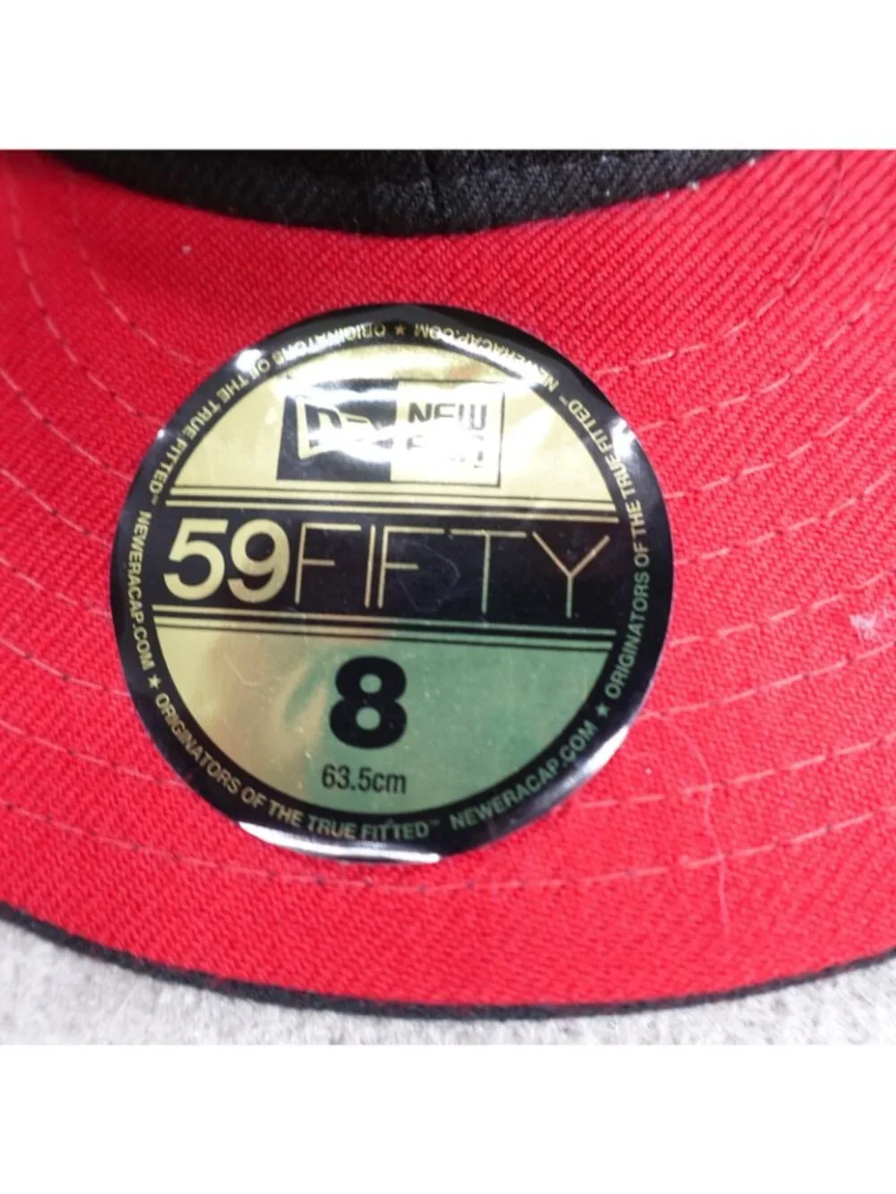 Baltimore Orioles Hat 8 Black Fitted Embroidered 100% Wool Vintage Made in USA